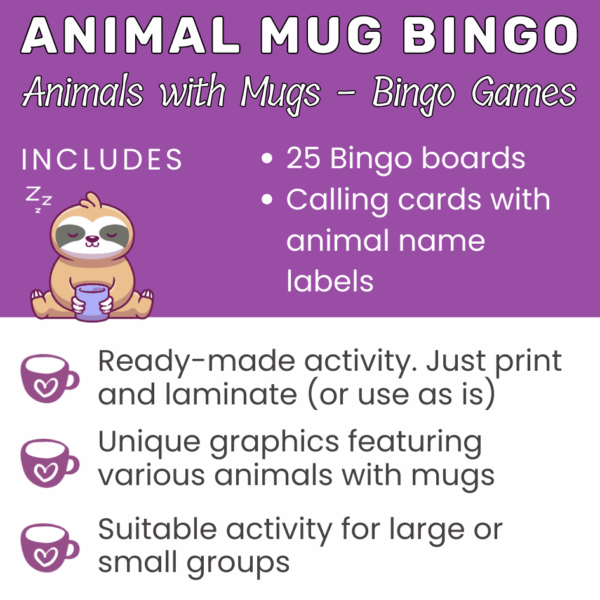 Animal Mug Bingo - Image 2