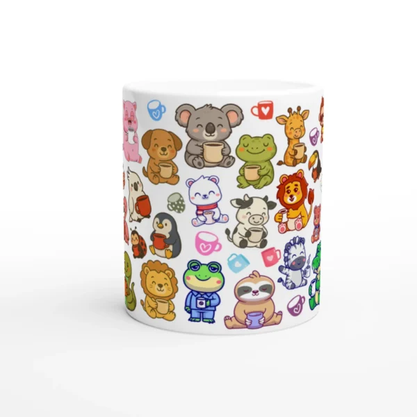 Animals with Mugs - Ceramic Mug - Image 3