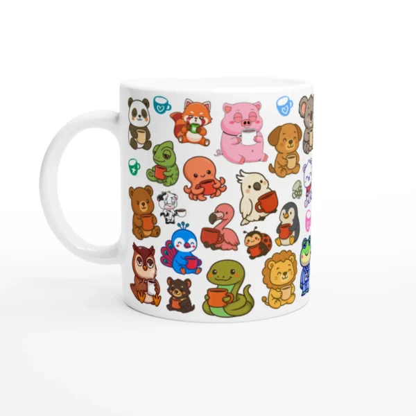 Animals with Mugs - Ceramic Mug - Image 2