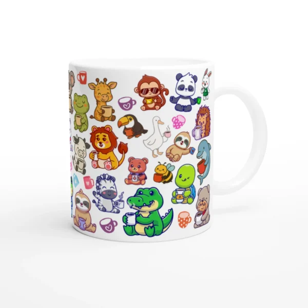 Animals with Mugs - Ceramic Mug - Image 4
