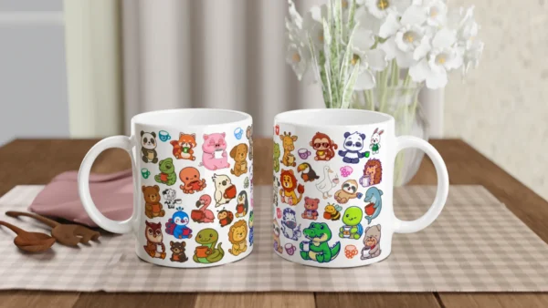 Animals with Mugs - Ceramic Mug - Image 5