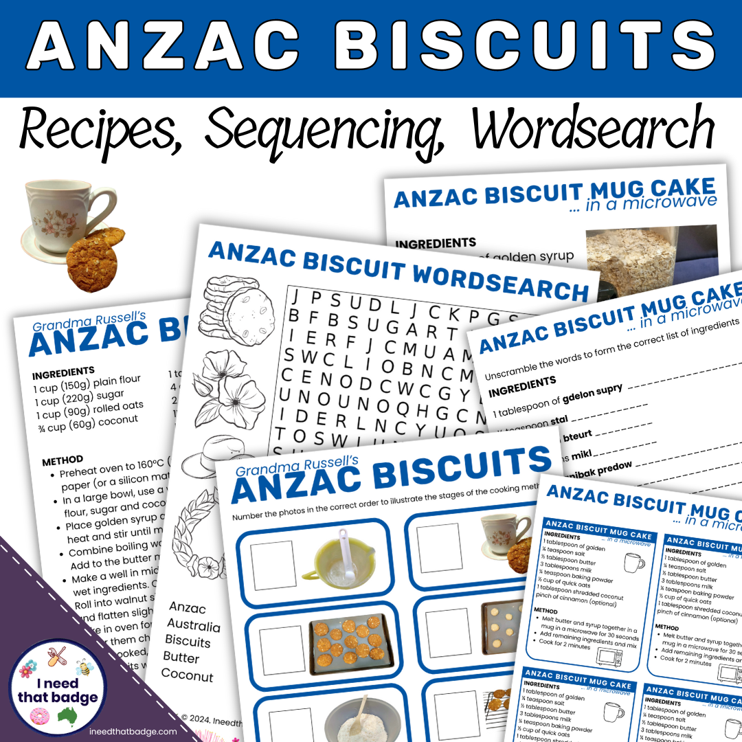 Anzac Biscuit Cover INTB