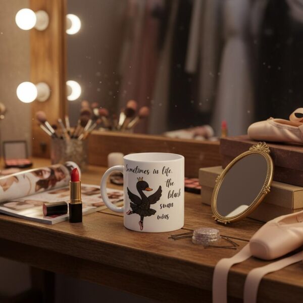 Sometimes in life the black swan wins - Ceramic Mug - Image 6