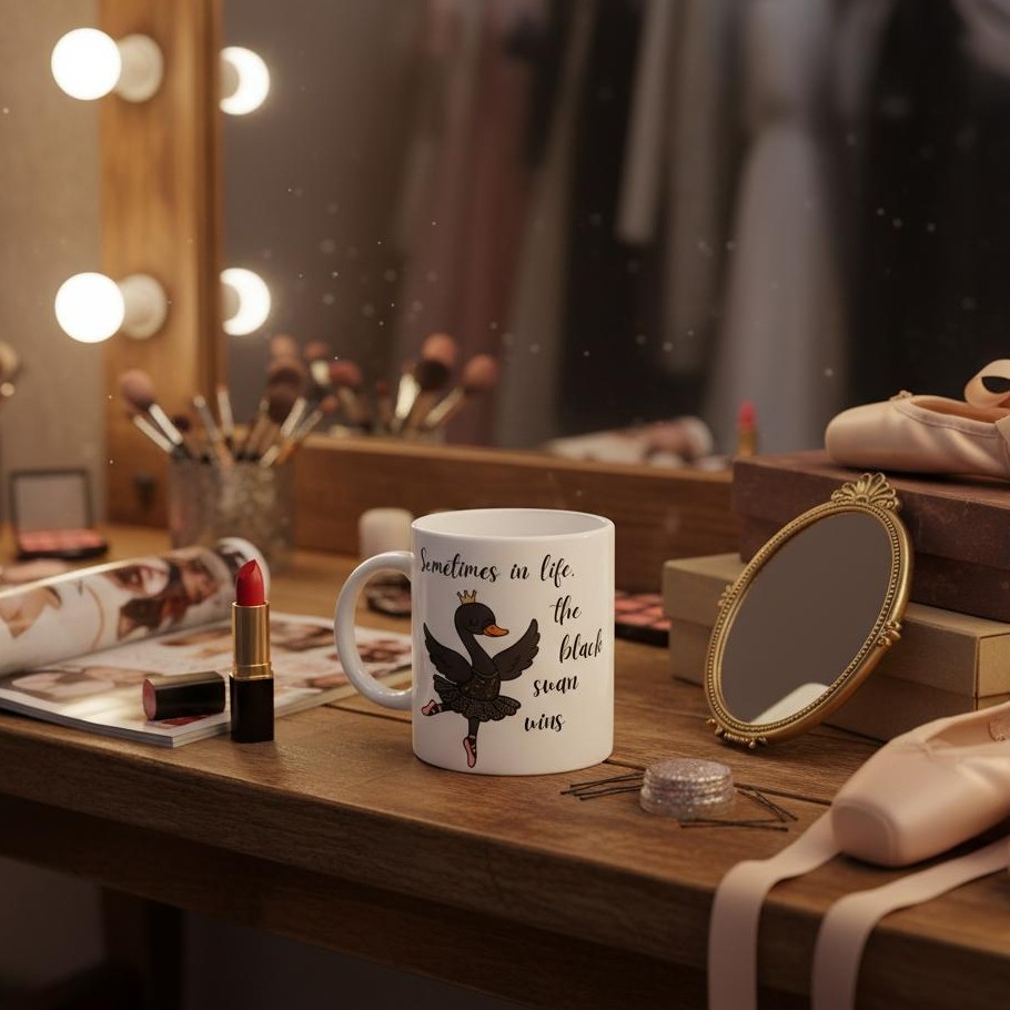 Sometimes in life the black swan wins - Ceramic Mug - Image 6