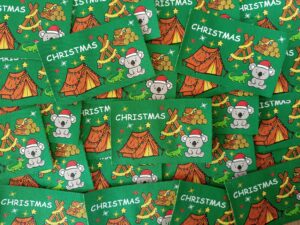 Collection of Christmas badges