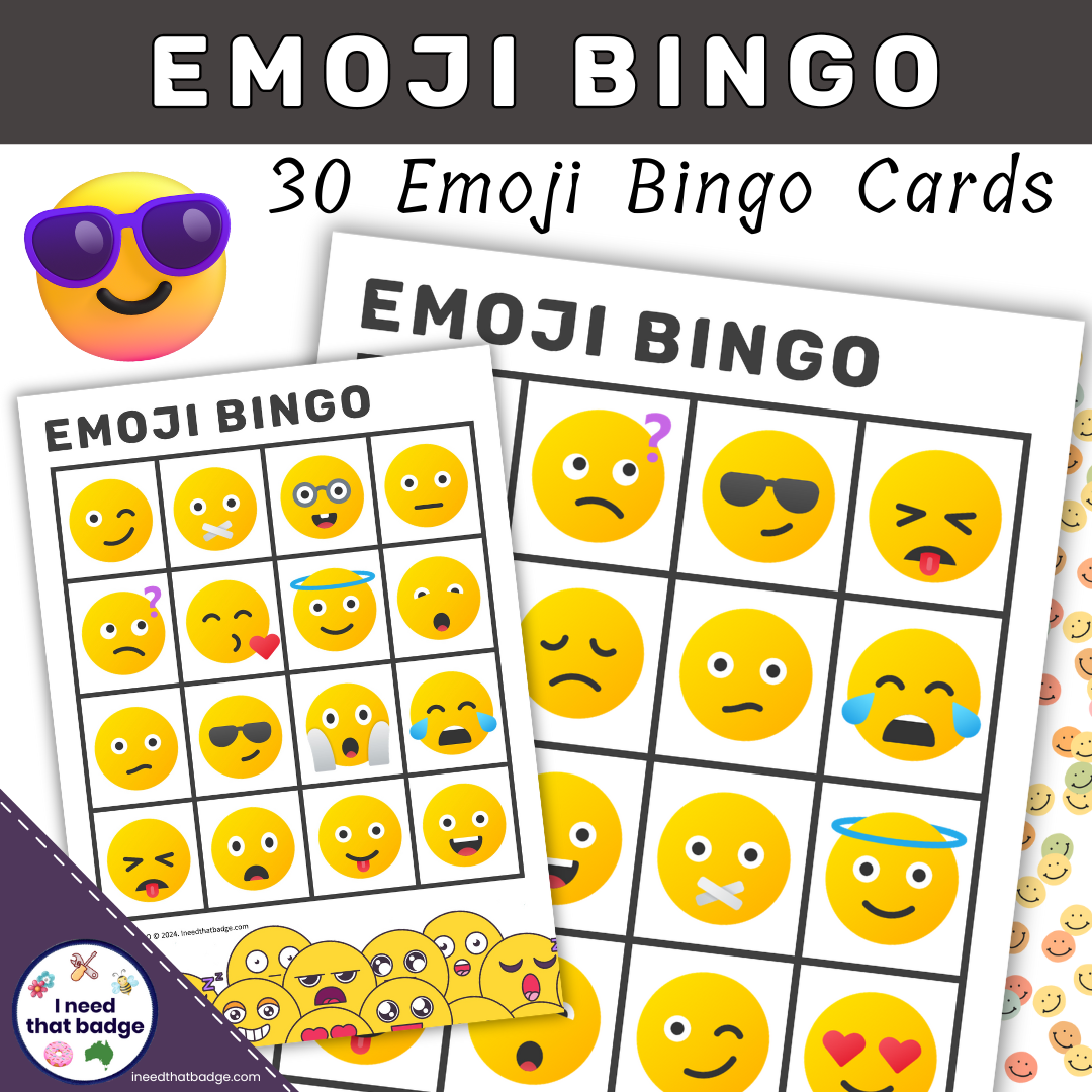 Emoji Bingo Cover INTB