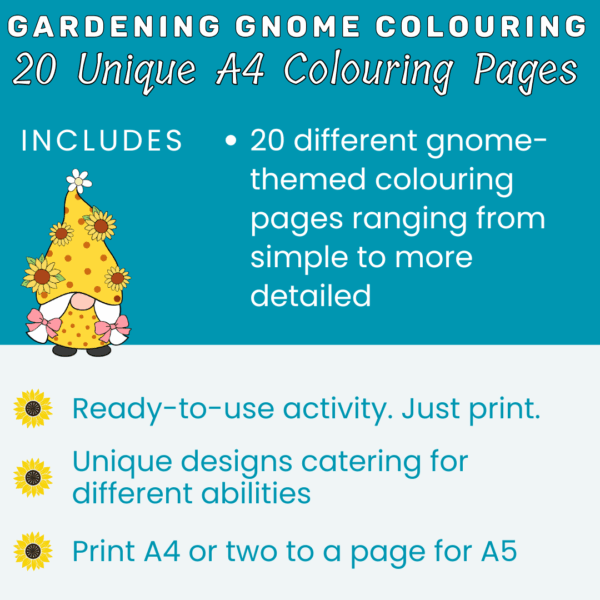 Gnome Colouring Pages - Image 2