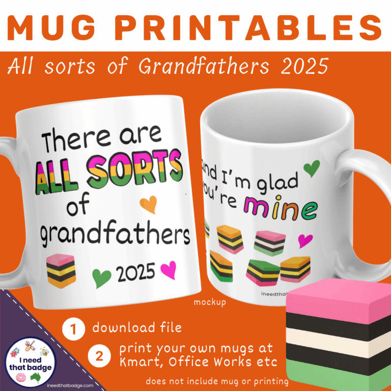 All Sorts of Grandfathers - Mug Printable