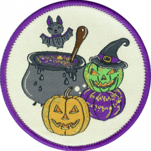 Halloween Badge Woven