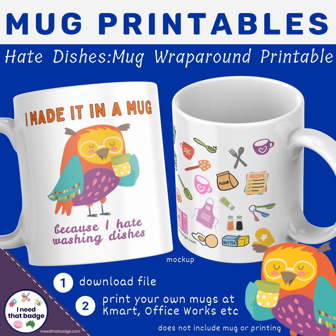 Hate Dishes Printable Cover INTB 2025