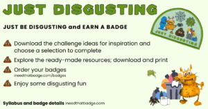 Instructions for badge