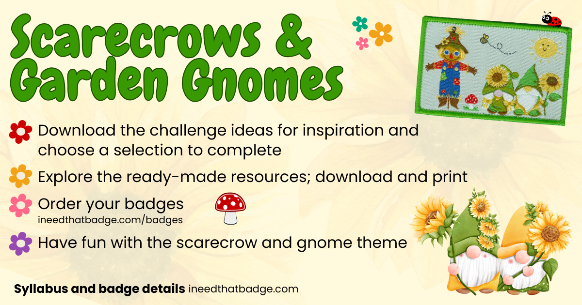 INTB Scarecrows & Garden Gnomes Instructions 2025 INTB Scarecrows & Garden Gnomes Instructions 2025