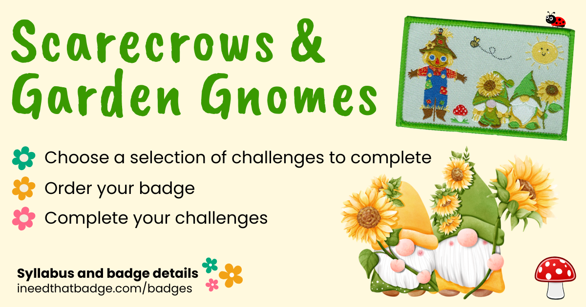 INTB Scarecrows & Garden Gnomes (yellow)