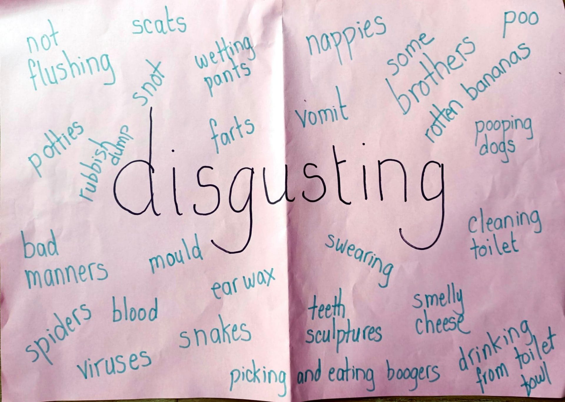 Just Disgusting Poster Words I NEED THAT BADGE