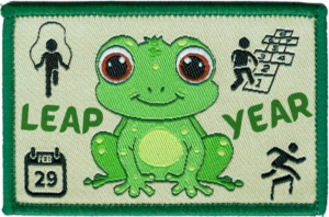 Leap Year Frog Woven