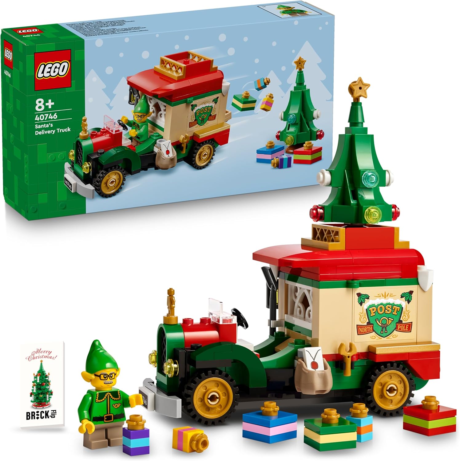 Lego Santa Van Lego 40746 Christmas Set Including Printed Tile 81dweV+9UvL. AC SL1500 