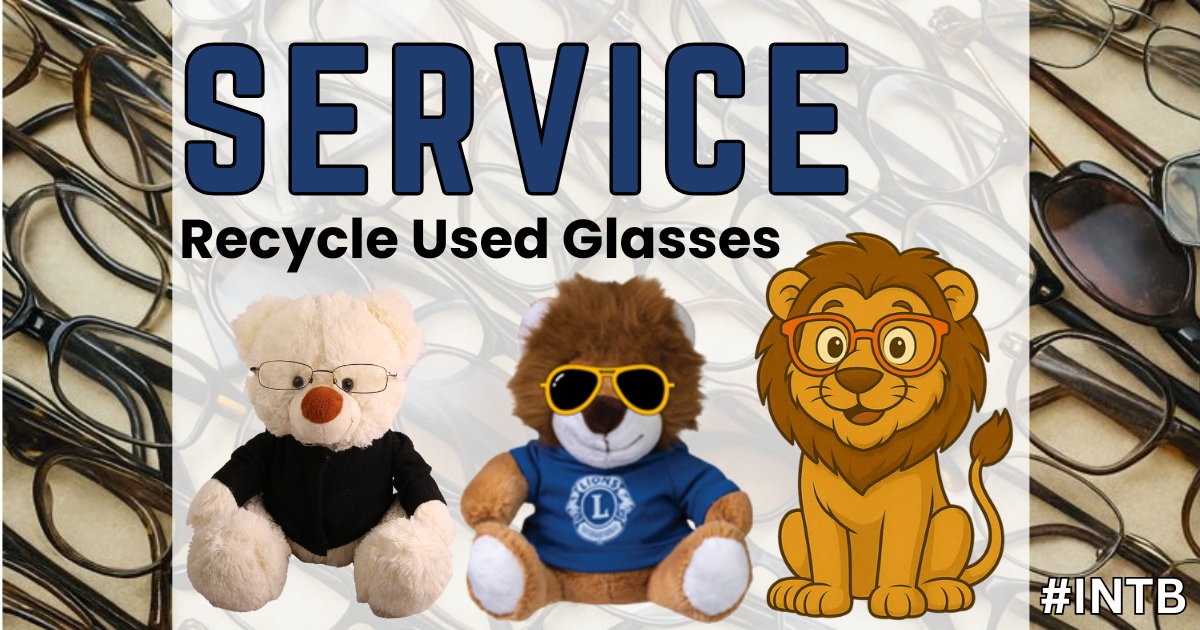 Lions Club Glasses Recycle INTB