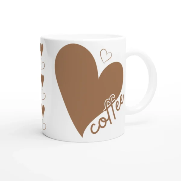 Love Coffee - Ceramic Mug - Image 3