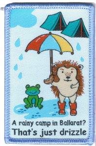 Rainy Camp badge