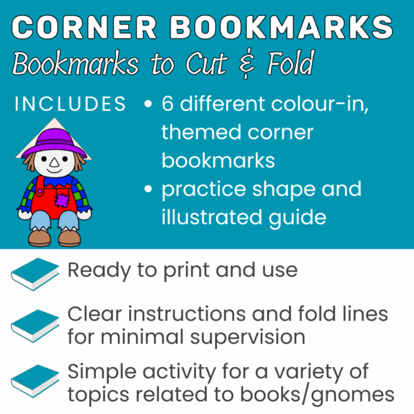 Colour-In Corner Bookmarks - Image 2