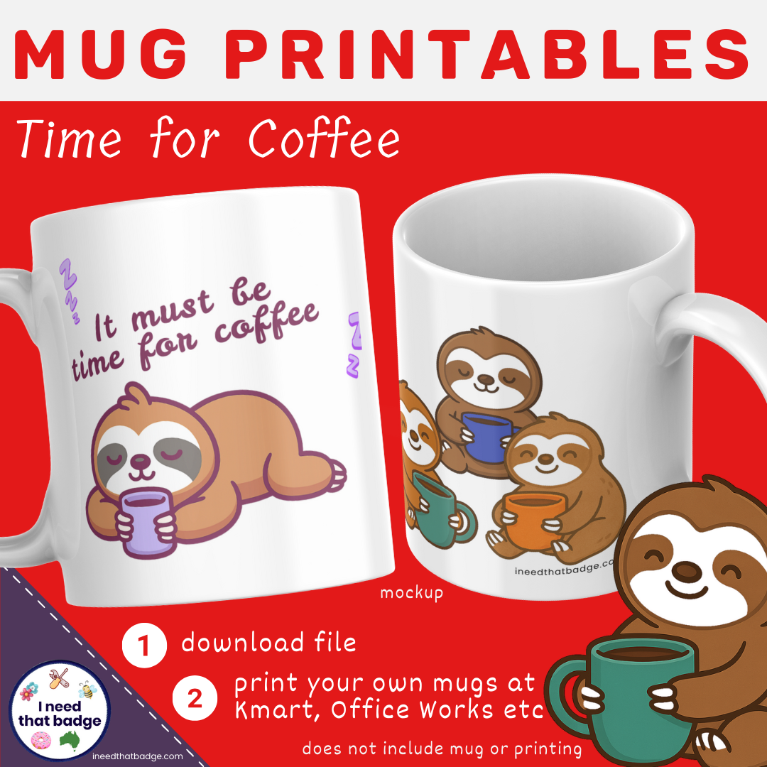 Sloths Printable Cover INTB 2025