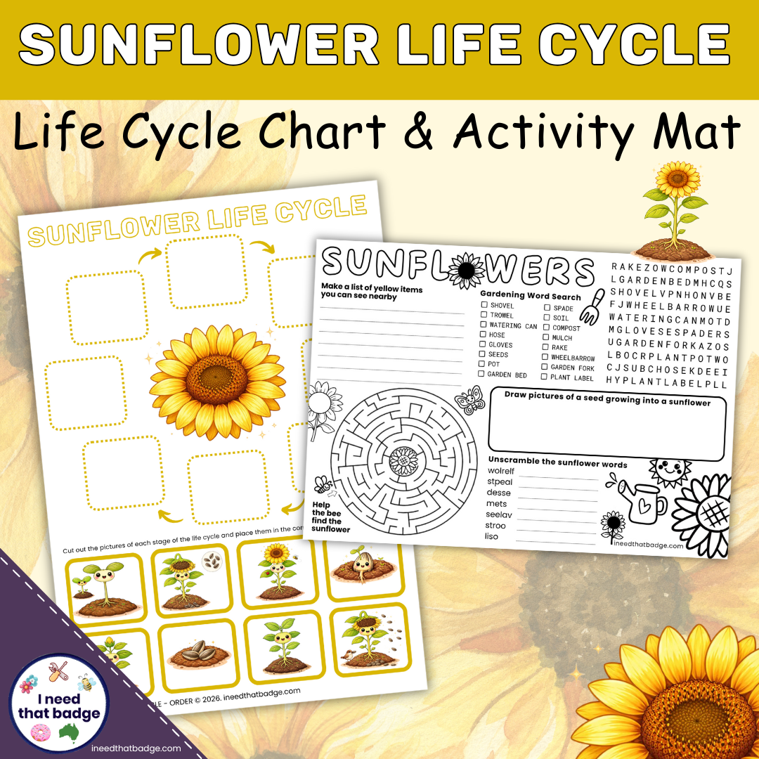 Sunflower Life Cycle Chart - INTB